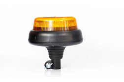 Fristom FT-100 DF LED PI Lampa avertizare  12V / 24V LED lumina galbena 165x160mm flash dublu coeficient impermeabilitate IP68 conectori DIN 14620