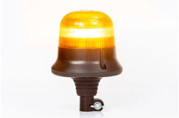 Fristom FT-150 DF LED PI Lampa avertizare  12V / 24V / 36V LED lumina galbena 145x204mm flash dublu coeficient impermeabilitate IP68 conectori DIN 14620