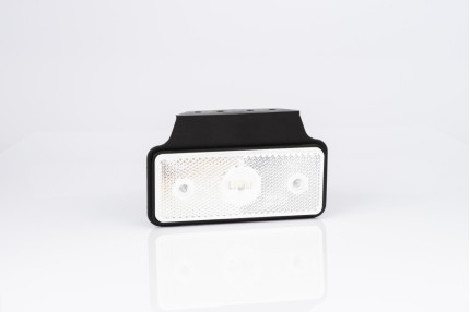 Fristom md-013 b+k led - Lampa gabarit  dreptunghiulara cu suport de fixare 12V / 24V LED lumina alba flash simplu coeficient impermeabilitate IP68 da cablu inclus