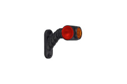 Horpol SJ LD 2035 Lampa gabarit  rotunda cu suport de fixare 12V / 24V LED lumina alba, rosie, galbena flash simplu da, 0.5m cablu inclus