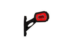 Horpol SJ LDCC 2697 Lampa gabarit  dreptunghiulara cu suport de fixare 12V / 24V LED lumina alba, rosie, galbena flash simplu coeficient impermeabilitate IP68 da, 0.5m cablu inclus