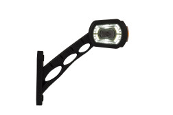 Horpol SJ LDCC 2698 Lampa gabarit  dreptunghiulara cu suport de fixare 12V / 24V LED lumina alba, rosie, galbena flash simplu coeficient impermeabilitate IP68 da, 0.5m cablu inclus