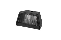 Promot LT-120 Lampa numar dreptunghiulara 12V / 24V bec incandescent cu iluminare numar 98x52x55mm