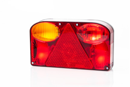 Fristom ft-088 lpm - Lampa spate  cu bec incandescent dreptunghiulara cu 6 functii, dimensiuni 238x138x55 mm