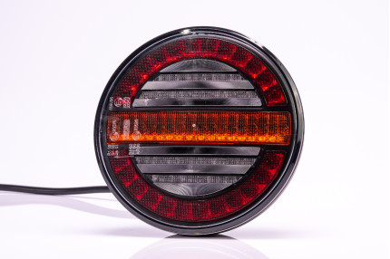 Fristom ft-213 led di	 - Lampa spate  cu LED rotunda cu 3 functii, dimensiuni 140x35 mm