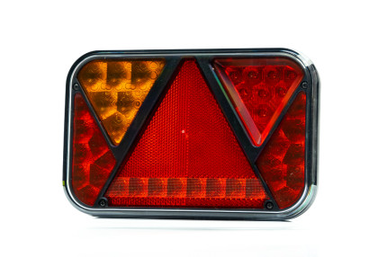 Fristom ft-270 l tb led pm - Lampa spate  cu LED dreptunghiulara cu 6 functii, dimensiuni 200x130x50 mm