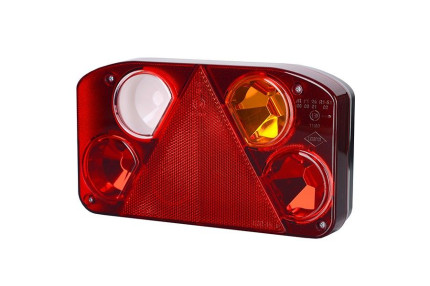 Horpol LZT 800 - Lampa spate  cu bec incandescent dreptunghiulara cu 7 functii, dimensiuni 238x140x54.5 mm