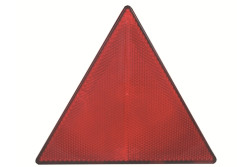 DOBmar DOB-30 Reflectorizant  cu suport de fixare, culoare rosie, forma triunghiulara