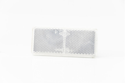 Fristom dob-035 b - Reflectorizant  cu suport de fixare, culoare alba, forma dreptunghiulara