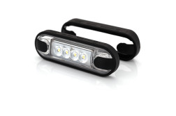 Horpol LD 3210 Lampa gabarit dreptunghiulara cu suport de fixare 12V / 24V LED lumina alba impermeabilitate IP68 cablu inclus Horpol LD 3210 Lampa gabarit dreptunghiulara cu suport de fixare 12V / 24V LED lumina alba impermeabilitate IP68 cablu inclus