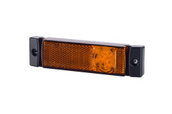 Horpol SJ LD 890 Lampa gabarit dreptunghiulara cu suport de fixare 12V / 24V LED lumina portocalie coeficient impermeabilitate IP68 da, 0.45m cablu inclus Horpol SJ LD 890 Lampa gabarit dreptunghiulara cu suport de fixare 12V / 24V LED lumina portocalie coeficient impermeabilitate IP68 da, 0.45m cablu inclus