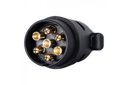 Mykamar e1320 - Stecher 7 pini. Compatibil cu autovechiculele echipate cu priza 7 pini marca Mykamar conector 1 tip 7 pini plastic