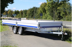 Blyss ATLANTIS remorca pentru camioane  franata 3000 kg  in 2 axe cu sarcina utila de 2130 kg si dimensiuni utile de 627x205x40cm
