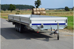 Blyss ATLAS 3585 remorca pentru camioane  franata 3500 kg
  in 3 axe cu sarcina utila de 2250 si dimensiuni utile de 850x200x40cm