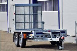 Blyss B27290 / 140HTP trapa remorca pentru camioane  franata 2700 kg  in 2 axe cu sarcina utila de 2110 kg si dimensiuni utile de 292x142x20cm