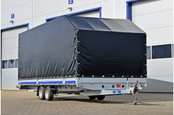 Blyss C356524 remorca transport  franata 3500 kg
  in 2 axe cu sarcina utila de 2350 kg
 si dimensiuni utile de 650x245x220cm
