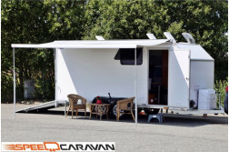 Blyss F2751HT CARAVANA remorca carosata  franata 2700 kg
  in 2 axe cu sarcina utila de 1400 kg
 si dimensiuni utile de 500x200x190cm