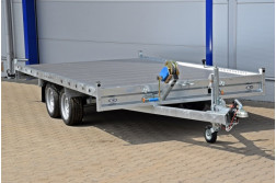 Blyss GALAXY platforma auto  franata 2700 kg  in 2 axe cu sarcina utila de 2030 kg si dimensiuni utile de 402x212x4cm