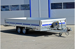 Blyss GALAXY ALUMINIU platforma auto  franata 2700 kg  in 2 axe cu sarcina utila de 1940 kg si dimensiuni utile de 402x212x40cm