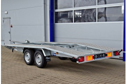 Blyss JUPITER 2745 platforma auto  franata 2700 kg  in 2 axe cu sarcina utila de 2110 kg
 si dimensiuni utile de 450x200cm
