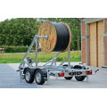 Blyss KT30 remorca transport utilaje  franata 3000 kg
  in 2 axe cu sarcina utila de 2240 kg
 si dimensiuni utile de 100-240/260x160cm