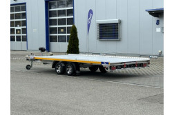 Blyss SILVERSTONE L 2745 ALUMINIU platforma auto  franata 2700 kg  in 2axe cu sarcina utila de 2100 kg si dimensiuni utile de 450x200