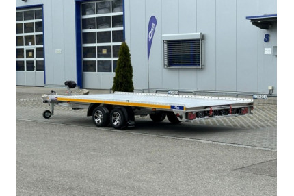 Blyss silverstone l 2745 aluminiu - platforma auto 2700 kg in 2 axe cu sarcina utila de 2100 kg si dimensiuni utile de 450x200