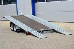 Blyss SONDA II LEMN platforma auto  franata 2500 kg  in 2 axe cu sarcina utila de 1960 kg si dimensiuni utile de 400x195x4cm