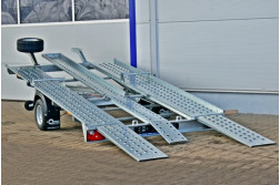 Blyss SONDA I TRIKE platforma auto  franata 1500 kg  monoax cu sarcina utila de 1100 kg si dimensiuni utile de 350x195x4cm
