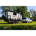 Blyss SPEEDCARAVAN BLACK ROAD remorca Caravana Camping  franata 2700 kg  in 2 axe cu sarcina utila de 680 kg
 si dimensiuni utile de 400x200x190cm